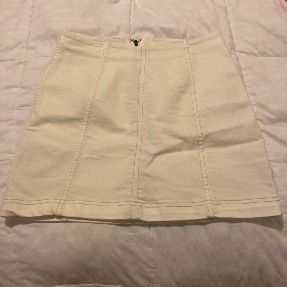 Free people white skirt. Like new